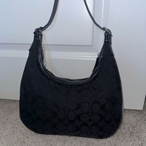 Vintage Coach Monogram Shoulder Bag